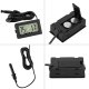 THLEVEL 41112200 Mini LCD Ψηφιακό Θερμόμετρο-Υγρόμετρο Θερμοκρασίας με Εξωτερικό Αισθητήρα για Ψυγειοκαταψύκτη 0041013