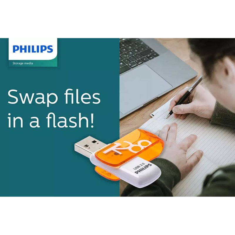 PHILIPS Vivid Edition 128GB USB3.0 USB Flash Drive 0041015 PHILIPS Vivid Edition 128GB USB3.0 USB Flash Drive 0041015