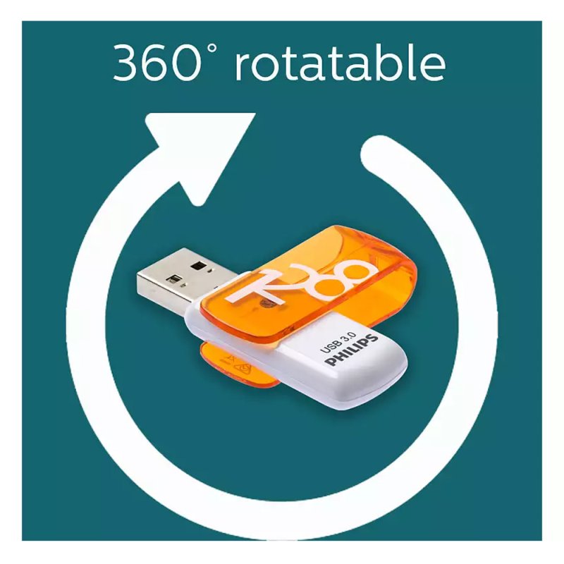 PHILIPS Vivid Edition 128GB USB3.0 USB Flash Drive 0041015 PHILIPS Vivid Edition 128GB USB3.0 USB Flash Drive 0041015