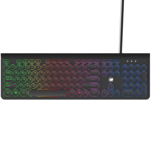 LAMTECH LAM113058 Rainbow Gaming Ενσύρματο Πληκτρολόγιο με  RGB φωτισμό 0041019