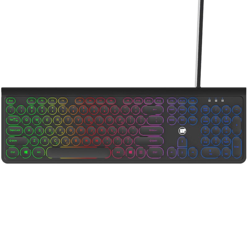 LAMTECH LAM113058 Rainbow Gaming Ενσύρματο Πληκτρολόγιο με RGB φωτισμό 0041019 LAMTECH LAM113058 Rainbow Gaming Ενσύρματο Πληκτρολόγιο με RGB φωτισμό 0041019