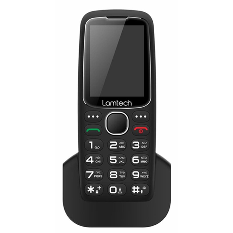 LAMTECH LAM114437 TINY L II με Dock Dual SIM Mobile (μεγάλα κουμπιά) Μαύρο 0041023 LAMTECH LAM114437 TINY L II με Dock Dual SIM Mobile (μεγάλα κουμπιά) Μαύρο 0041023