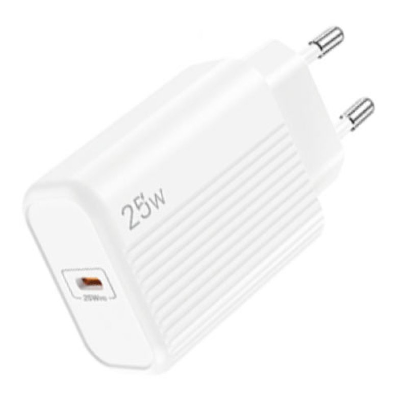LAMTECH LAM112693 Φορτιστής χωρίς Καλώδιο με θύρα USB-C 25W Power Delivery Whites 0041030 LAMTECH LAM112693 Φορτιστής χωρίς Καλώδιο με θύρα USB-C 25W Power Delivery Whites 0041030