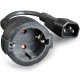 CABLEXPERT PC-SFC14M-01 Schuko Cable 0.15m Black 0041036