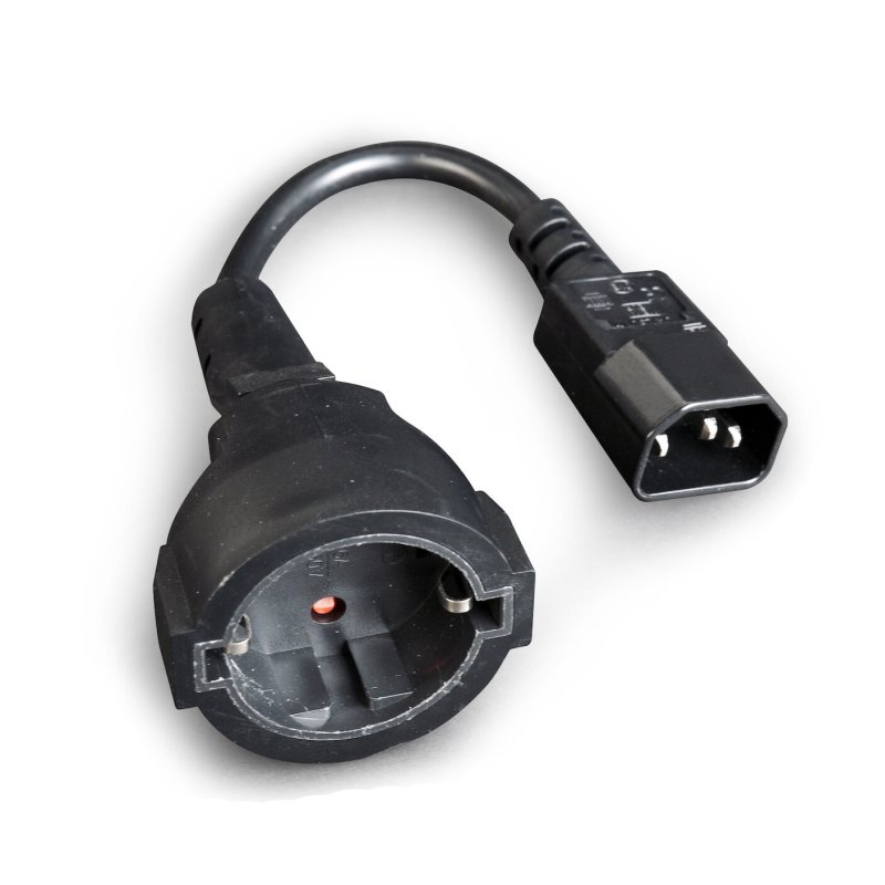 CABLEXPERT PC-SFC14M-01 Schuko Cable 0.15m Black 0041036