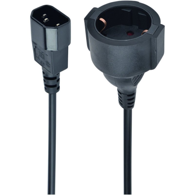 CABLEXPERT PC-SFC14M-01 Schuko Cable 0.15m Black 0041036