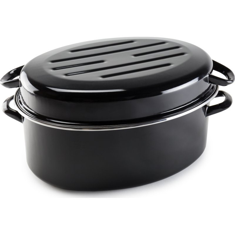 ROLLER 40026 Γάστρα Φούρνου Εμαγιέ 38cm Οβάλ με Καπάκι 0041073 ROLLER 40026 Γάστρα Φούρνου Εμαγιέ 38cm Οβάλ με Καπάκι 0041073