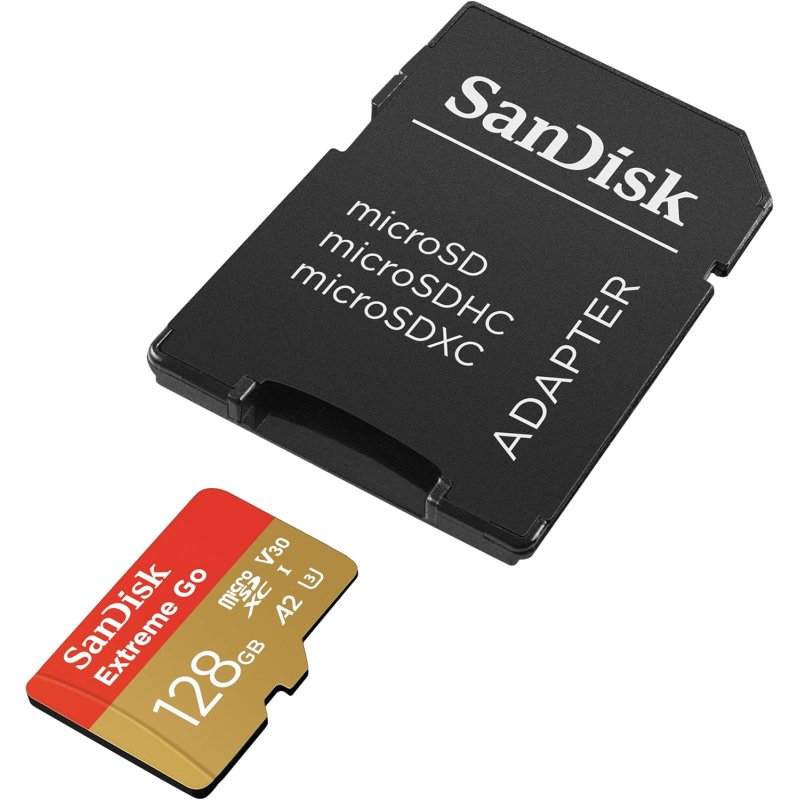 SanDisk 128GB Extreme Go Micro SDXC Card (for Android Smartphones and Tablets, Action Cams, Drones, etc) 0041097 SanDisk 128GB Extreme Go Micro SDXC Card (for Android Smartphones and Tablets, Action Cams, Drones, etc) 0041097