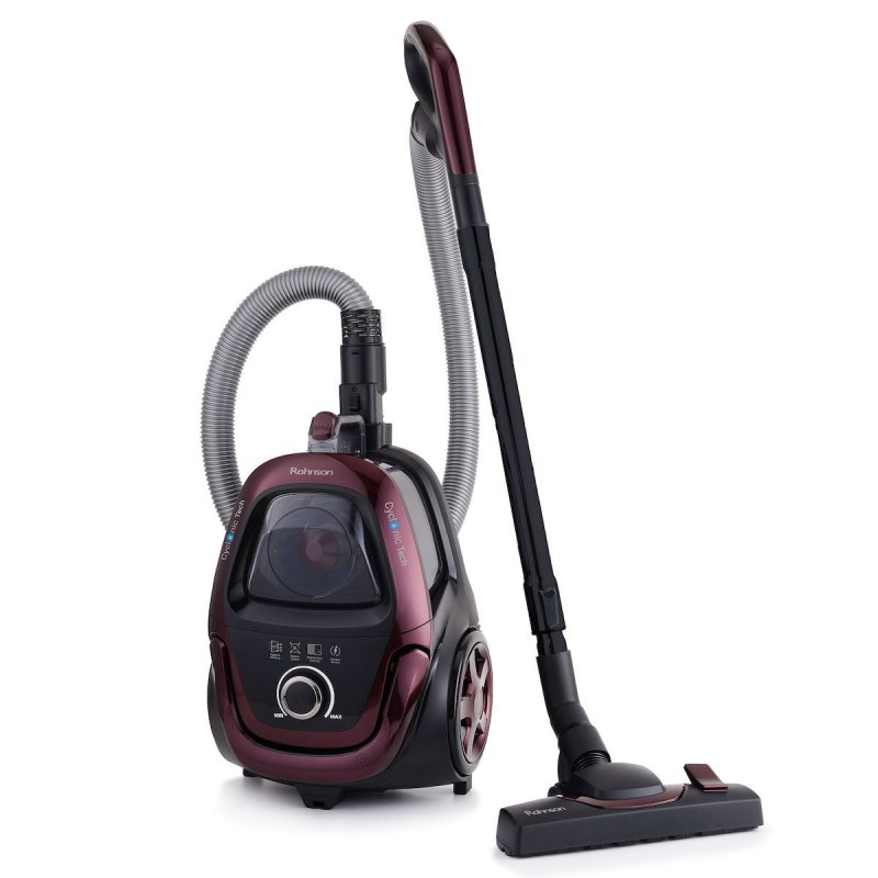 ROHNSON R-1260 Cyclone Tech Ηλεκτρική Σκούπα 850W Μωβ 0041099 ROHNSON R-1260 Cyclone Tech Ηλεκτρική Σκούπα 850W Μωβ 0041099
