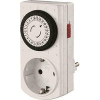 EUROLAMP 147-35000 Μηχανικός Χρονοδιακόπτης Πρίζας Ημερήσιος 0041109