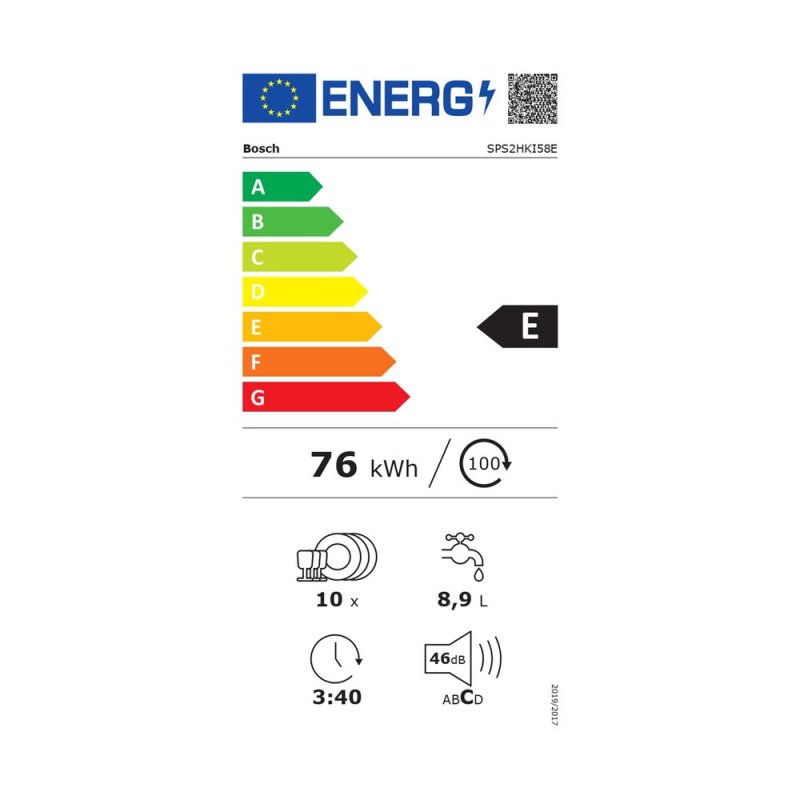 BOSCH SPS2HKI58E Ελεύθερο Πλυντήριο Πιάτων με Wi-Fi για 10 Σερβίτσια Π45xY84.5εκ. Inox 0041119 BOSCH SPS2HKI58E Ελεύθερο Πλυντήριο Πιάτων με Wi-Fi για 10 Σερβίτσια Π45xY84.5εκ. Inox 0041119
