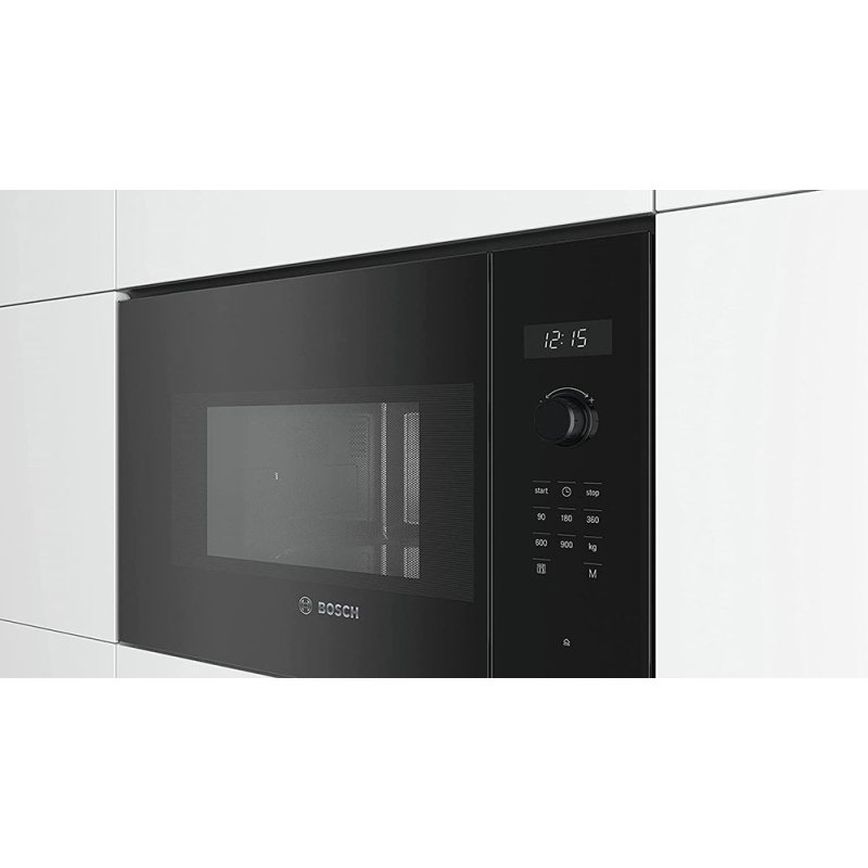 BOSCH BFL554MB0 Εντοιχιζόμενος Φούρνος Μικροκυμάτων 25lt Μαύρος 0041173 BOSCH BFL554MB0 Εντοιχιζόμενος Φούρνος Μικροκυμάτων 25lt Μαύρος 0041173