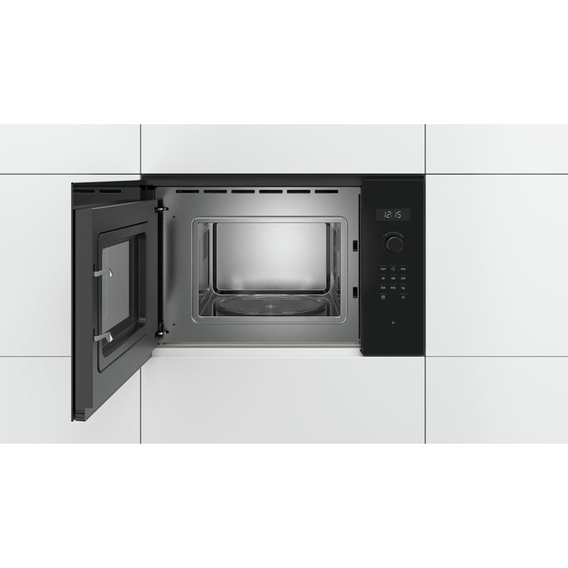 BOSCH BFL554MB0 Εντοιχιζόμενος Φούρνος Μικροκυμάτων 25lt Μαύρος 0041173 BOSCH BFL554MB0 Εντοιχιζόμενος Φούρνος Μικροκυμάτων 25lt Μαύρος 0041173