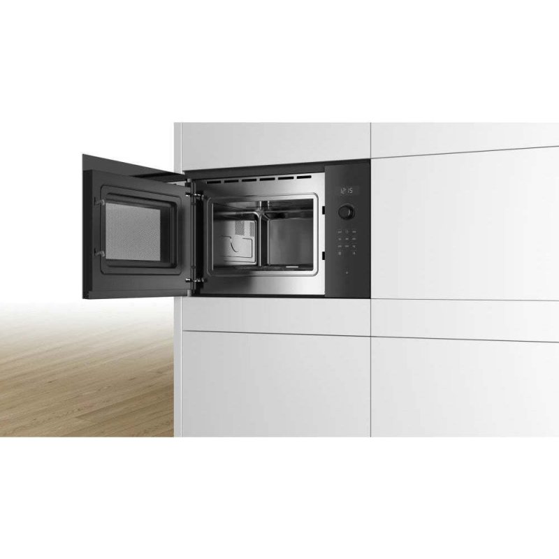 BOSCH BFL554MB0 Εντοιχιζόμενος Φούρνος Μικροκυμάτων 25lt Μαύρος 0041173 BOSCH BFL554MB0 Εντοιχιζόμενος Φούρνος Μικροκυμάτων 25lt Μαύρος 0041173
