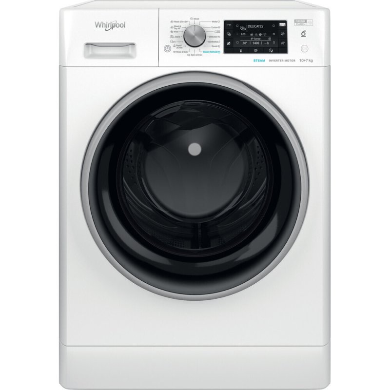 WHIRLPOOL FFWDD 107426 BSV EE Πλυντήριο-Στεγνωτήριο Ρούχων 10kg/7kg Ατμού 1400rpm 0041303 WHIRLPOOL FFWDD 107426 BSV EE Πλυντήριο-Στεγνωτήριο Ρούχων 10kg/7kg Ατμού 1400rpm 0041303
