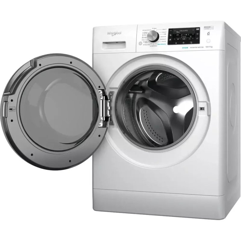 WHIRLPOOL FFWDD 107426 BSV EE Πλυντήριο-Στεγνωτήριο Ρούχων 10kg/7kg Ατμού 1400rpm 0041303 WHIRLPOOL FFWDD 107426 BSV EE Πλυντήριο-Στεγνωτήριο Ρούχων 10kg/7kg Ατμού 1400rpm 0041303