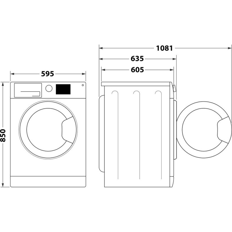 WHIRLPOOL FFWDD 107426 BSV EE Πλυντήριο-Στεγνωτήριο Ρούχων 10kg/7kg Ατμού 1400rpm 0041303 WHIRLPOOL FFWDD 107426 BSV EE Πλυντήριο-Στεγνωτήριο Ρούχων 10kg/7kg Ατμού 1400rpm 0041303