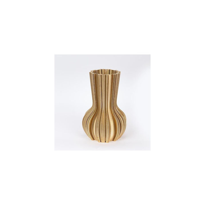 ESTHETI 752-21093 Βάζο Πορσελάνινο 3D Χρυσό 19,5χ19,5χ30cm 0041319 ESTHETI 752-21093 Βάζο Πορσελάνινο 3D Χρυσό 19,5χ19,5χ30cm 0041319