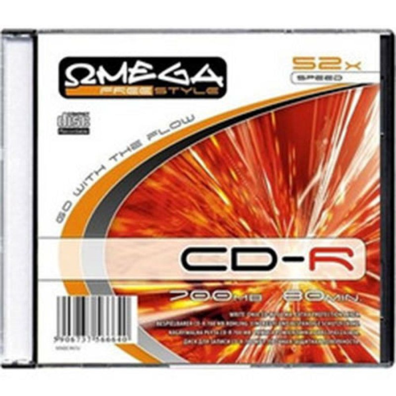Omega Freestyle Εγγράψιμα CD-R 52x 700MB 10τμχ 0041337 Omega Freestyle Εγγράψιμα CD-R 52x 700MB 10τμχ 0041337