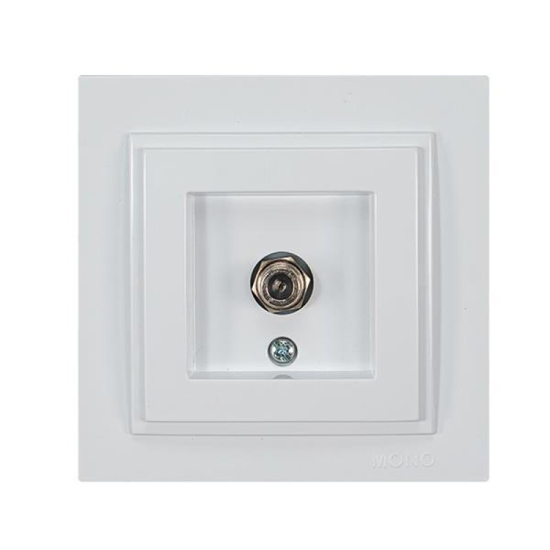 EUROLAMP 152-10142 Πρίζα TV F Connector Λευκή 0041363 EUROLAMP 152-10142 Πρίζα TV F Connector Λευκή 0041363