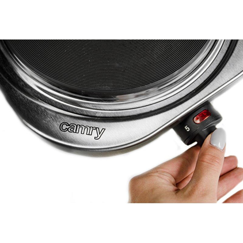 CAMRY CR-6510 Επιτραπέζια Εστία Εμαγιέ Μονή Inox 0041367 CAMRY CR-6510 Επιτραπέζια Εστία Εμαγιέ Μονή Inox 0041367