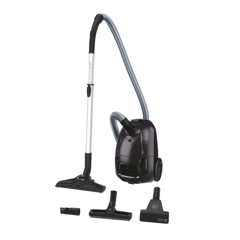 HOOVER HE120PET 011 Ηλεκτρική Σκούπα 700W με Σακούλα 2.5lt Iron Grey 0041469 HOOVER HE120PET 011 Ηλεκτρική Σκούπα 700W με Σακούλα 2.5lt Iron Grey 0041469