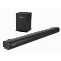 AKAI ASB-20CSW Soundbar 80W 2.1 Bluetooth με Ασύρματο Subwoofer και Τηλεχειριστήριο Μαύρο 0041569