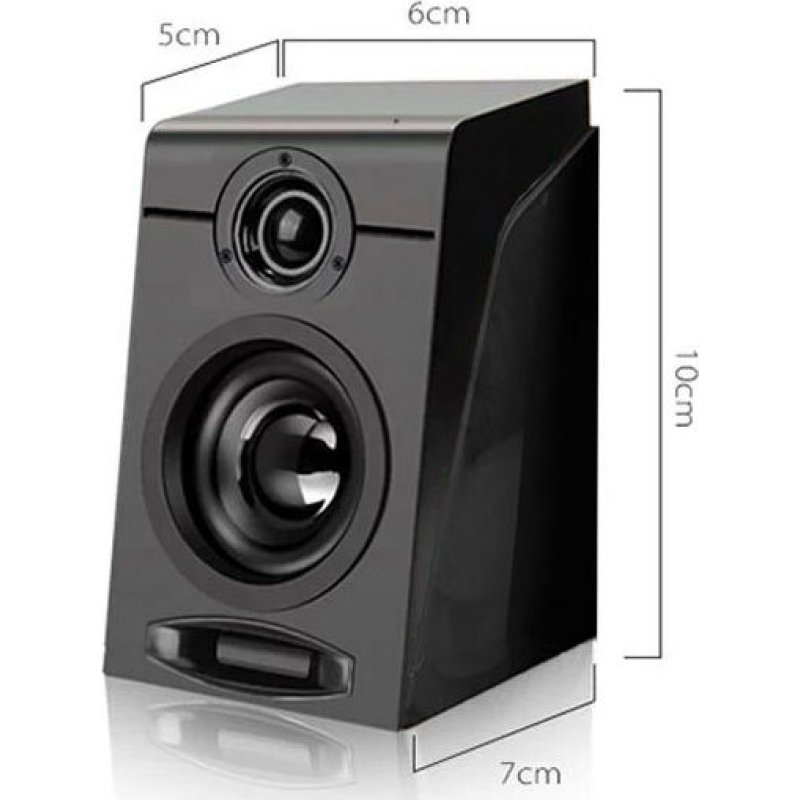 LAMTECH LAM021769 Ηχεία Υπολογιστή 2.0 με Ισχύ 6W σε Μαύρο Χρώμα 0041591 LAMTECH LAM021769 Ηχεία Υπολογιστή 2.0 με Ισχύ 6W σε Μαύρο Χρώμα 0041591