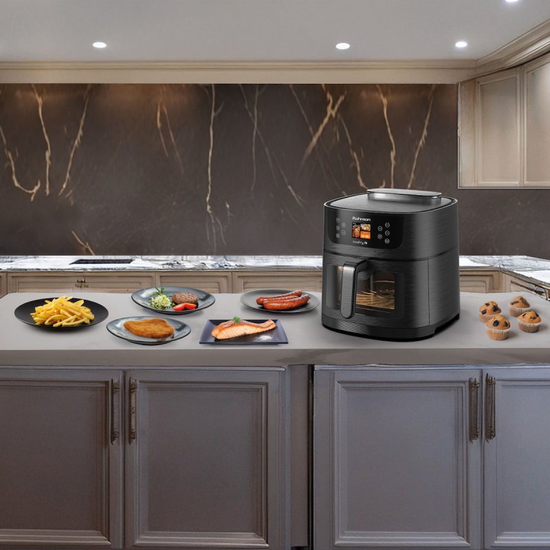 ROHNSON R-2884 AI Air Fryer με Wi-Fi 8lt Μαύρο 0041597 ROHNSON R-2884 AI Air Fryer με Wi-Fi 8lt Μαύρο 0041597