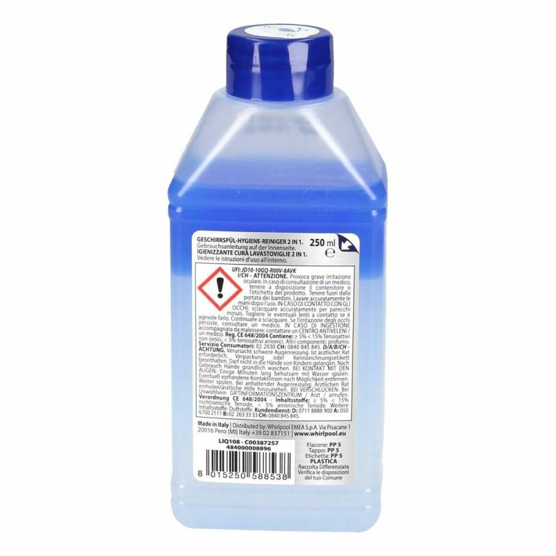 WPRO LIQ108 Καθαριστικό 2σε1 για Πλυντήριο Πιάτων 250ml 0041696 WPRO LIQ108 Καθαριστικό 2σε1 για Πλυντήριο Πιάτων 250ml 0041696