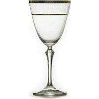 Bohemia Elisabeth  Ποτήρι Κρασιού από Κρύσταλλο 250ml Κολωνάτο S/6τμχ 0041701