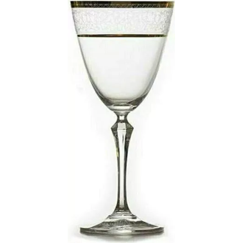 Bohemia Elisabeth Ποτήρι Κρασιού από Κρύσταλλο 250ml Κολωνάτο S/6τμχ 0041701 Bohemia Elisabeth Ποτήρι Κρασιού από Κρύσταλλο 250ml Κολωνάτο S/6τμχ 0041701