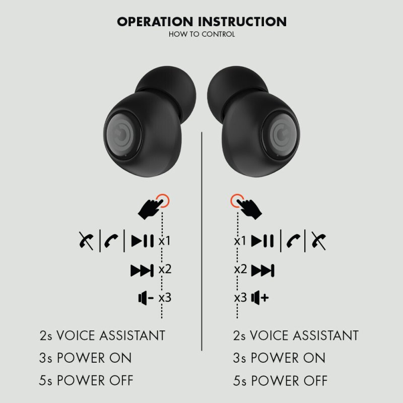 SONIC GEAR EarPump TWS Jewel 2 In-ear Bluetooth Handsfree Ακουστικά με Αντοχή στον Ιδρώτα και Θήκη Φόρτισης Λευκά 0041723 SONIC GEAR EarPump TWS Jewel 2 In-ear Bluetooth Handsfree Ακουστικά με Αντοχή στον Ιδρώτα και Θήκη Φόρτισης Λευκά 0041723