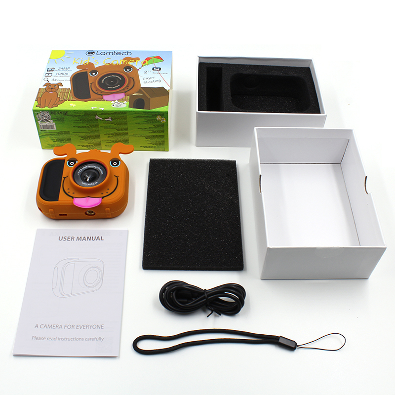 LAMTECH LAM111962 Igor Action Camera Full HD (1080p) Πορτοκαλί με Οθόνη 2