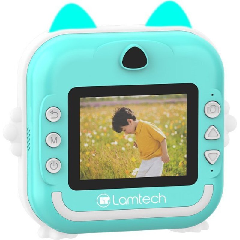 LAMTECH LAM114284 Compact Φωτογραφική Μηχανή Θερμικής Εκτύπωσης Γαλάζια 0041732