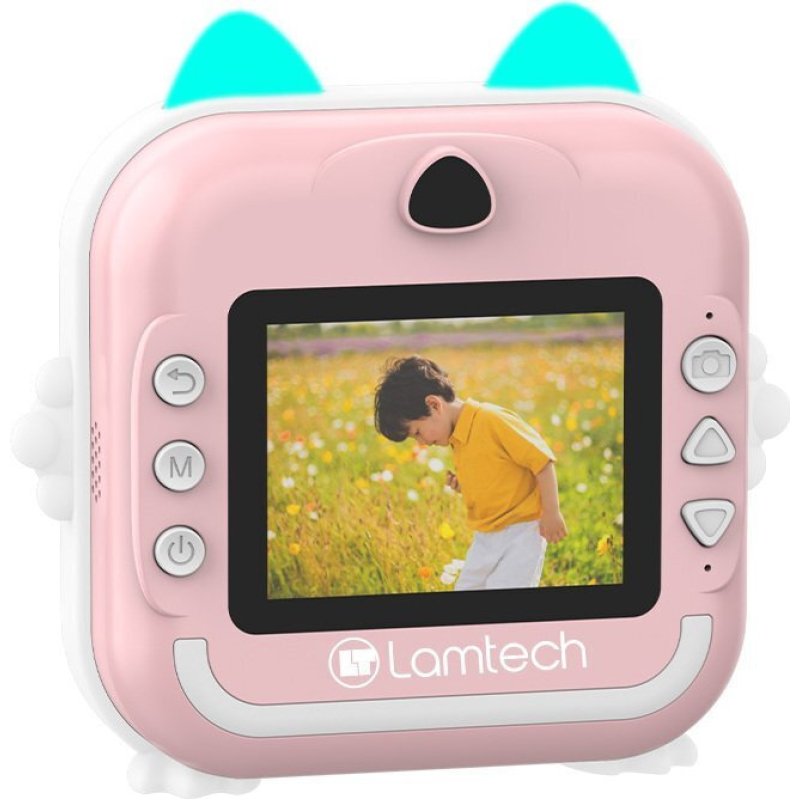 LAMTECH LAM114291 Compact Φωτογραφική Μηχανή Θερμικής Εκτύπωσης Ροζ 0041733