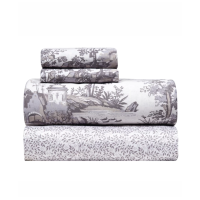 KENTIA Toile 22 Σεντόνι Υπέρδιπλο Σετ 4 τμχ 2(240Χ270)+ 2(50Χ70+1) 0041737