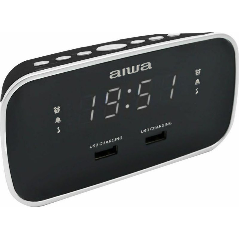 AIWA CRU-19BK Ψηφιακό Ρολόι Επιτραπέζιο με Ξυπνητήρι 0041743 AIWA CRU-19BK Ψηφιακό Ρολόι Επιτραπέζιο με Ξυπνητήρι 0041743