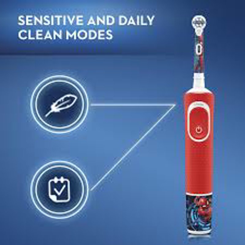 Oral-B Vitality Pro Spiderman (80720365) Ηλεκτρική Οδοντόβουρτσα για 3+ Χρονών 0041747 Oral-B Vitality Pro Spiderman (80720365) Ηλεκτρική Οδοντόβουρτσα για 3+ Χρονών 0041747