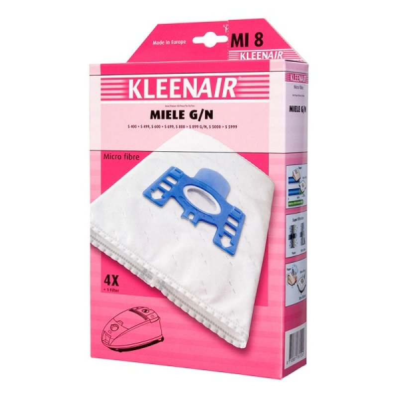 KLEENAIR M18 78152 Σακούλες Miele G/N 0041825
