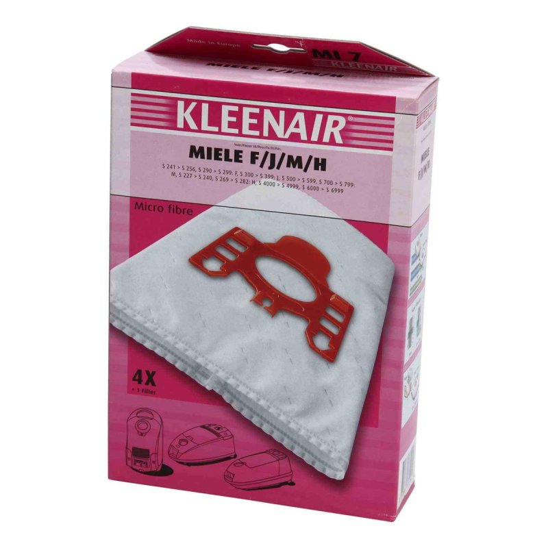 KLEENAIR M17 38156 Σακούλες Miele F/J/M/H Σακούλες 0041826 KLEENAIR M17 38156 Σακούλες Miele F/J/M/H Σακούλες 0041826
