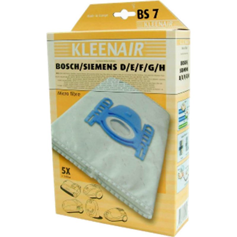 KLEENAIR BS7 34561 Σακούλες BOSCH/SIEMENS D/E/F/GXL/GXXL/H Σακούλες 0041827