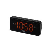 TREVI EC-882 Επιτραπέζιο Ψηφιακό Ρολόι Μαύρο 0041843