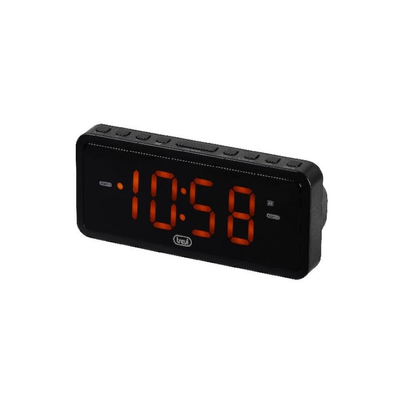 TREVI EC-882 Επιτραπέζιο Ψηφιακό Ρολόι Μαύρο 0041843 TREVI EC-882 Επιτραπέζιο Ψηφιακό Ρολόι Μαύρο 0041843