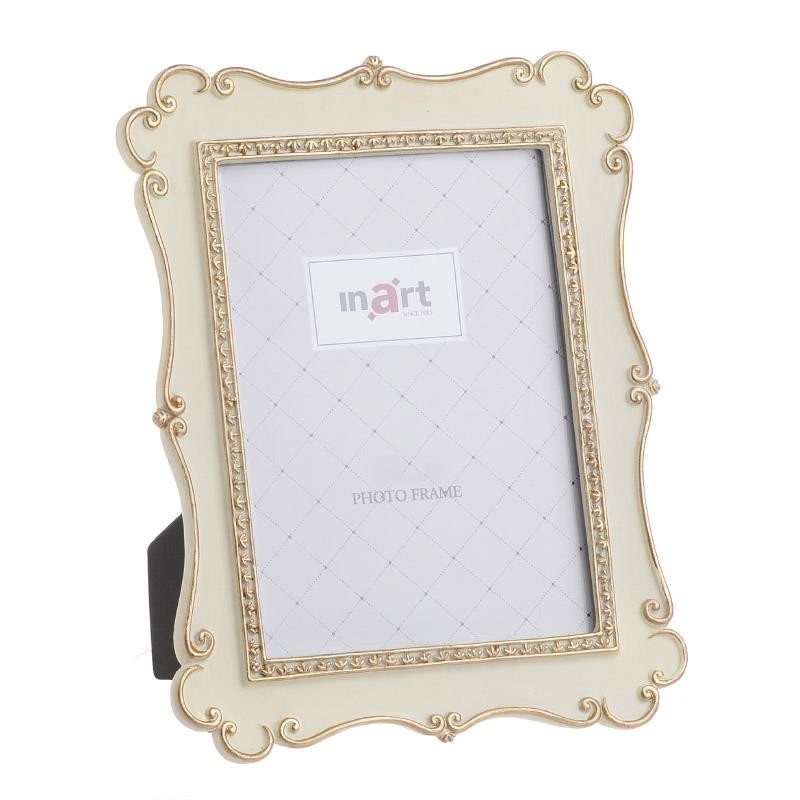 INART 3-30-634-0085 Κορνίζα Polyresin Κρέμ/Χρυσή 10χ15 0023800 INART 3-30-634-0085 Κορνίζα Polyresin Κρέμ/Χρυσή 10χ15 0023800