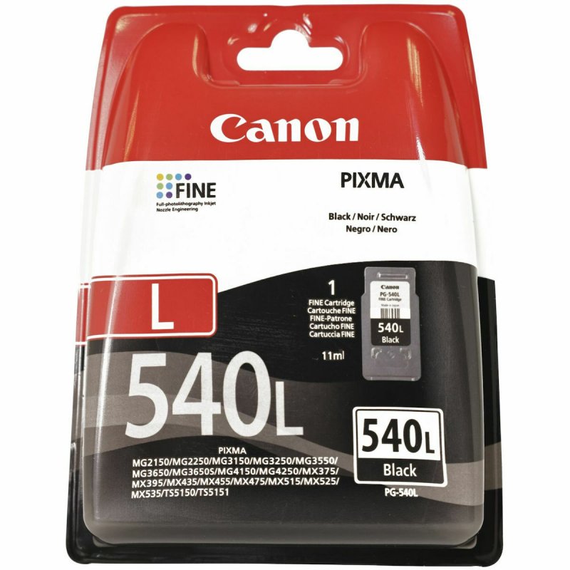 CANON PG-540L Μελάνι Εκτυπωτή InkJet Μαύρο 100655 CANON PG-540L Μελάνι Εκτυπωτή InkJet Μαύρο 100655