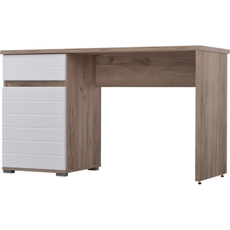 FYLLIANA 11005825 Γραφείο Elan Grey Oak/Λευκή Λάκκα 130χ50χ75,5εκ. FYLLIANA 11005825 Γραφείο Elan Grey Oak/Λευκή Λάκκα 130χ50χ75,5εκ.