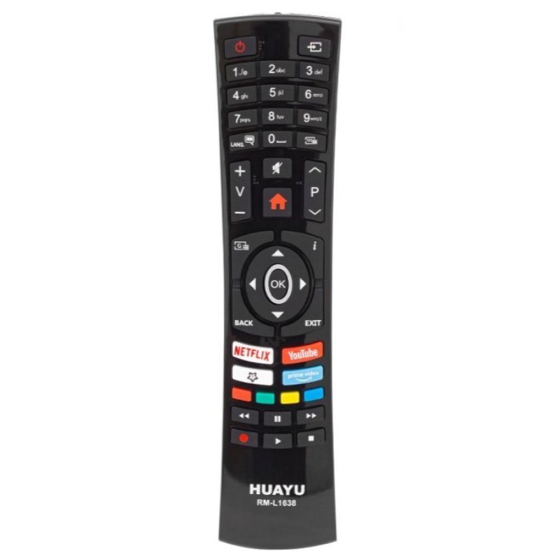 Huayu Συμβατό Τηλεχειριστήριο RM-L1638+ για Τηλεοράσεις Turbo-X και F&U 0038728 Huayu Συμβατό Τηλεχειριστήριο RM-L1638+ για Τηλεοράσεις Turbo-X και F&U 0038728