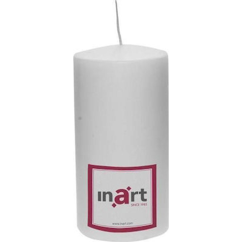 INART 3-80-474-0046 Κερί Παραφίνης White 9χ9χ18 0025826 INART 3-80-474-0046 Κερί Παραφίνης White 9χ9χ18 0025826