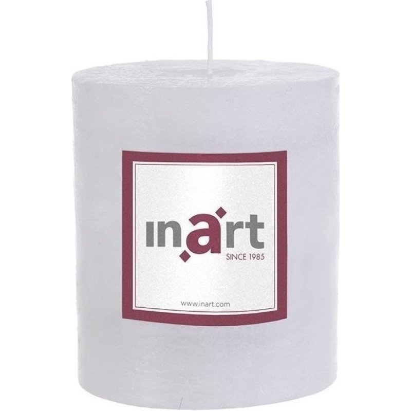INART 3-80-658-0034 Κερί Παραφίνης Άρωμα Βανίλια Λευκό 9x10 0021379 INART 3-80-658-0034 Κερί Παραφίνης Άρωμα Βανίλια Λευκό 9x10 0021379
